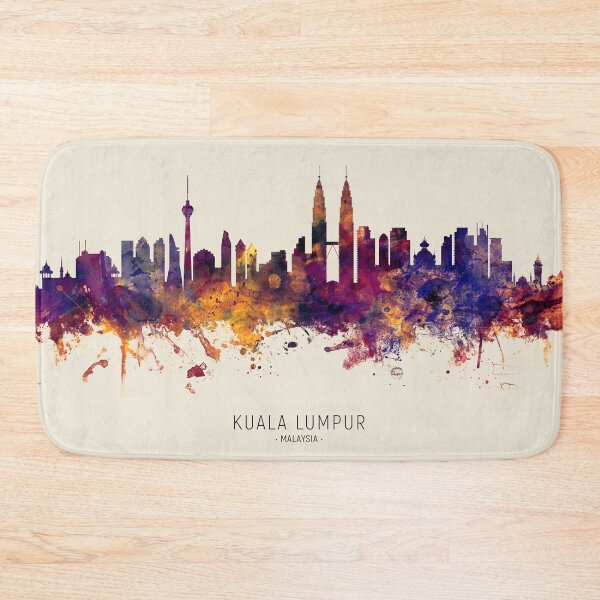 Item preview, Kuala Lumpur Malaysia Skyline designed and sold by ArtPrints.