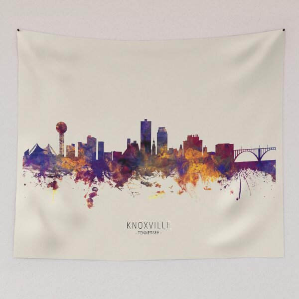 Item preview, Knoxville Tennessee Skyline designed and sold by ArtPrints.