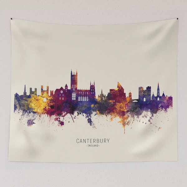 Item preview, Canterbury England Skyline designed and sold by ArtPrints.