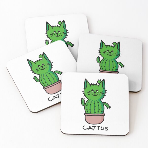 Item preview, Cat as a cactus designed and sold by spontania.