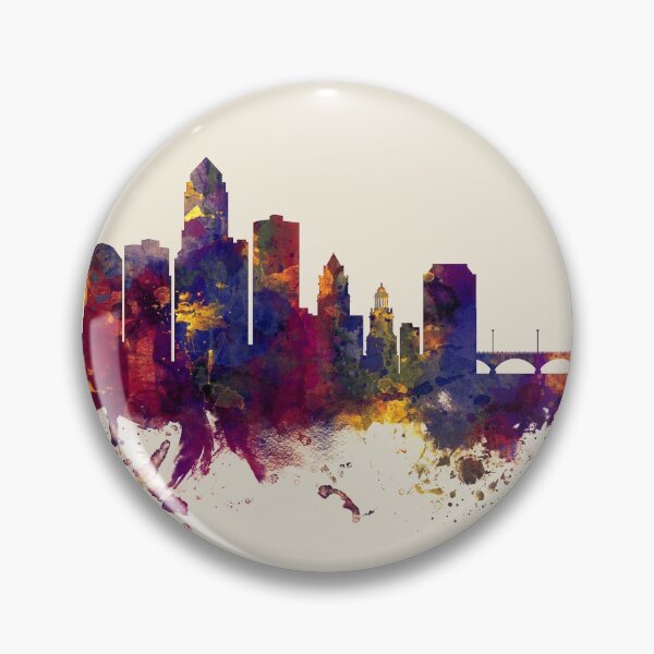 Item preview, Des Moines Iowa Skyline designed and sold by ArtPrints.