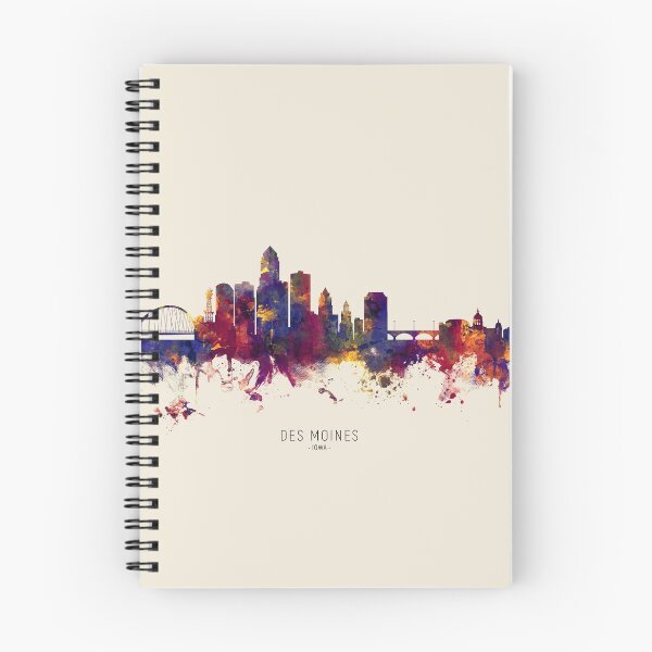 Item preview, Des Moines Iowa Skyline designed and sold by ArtPrints.