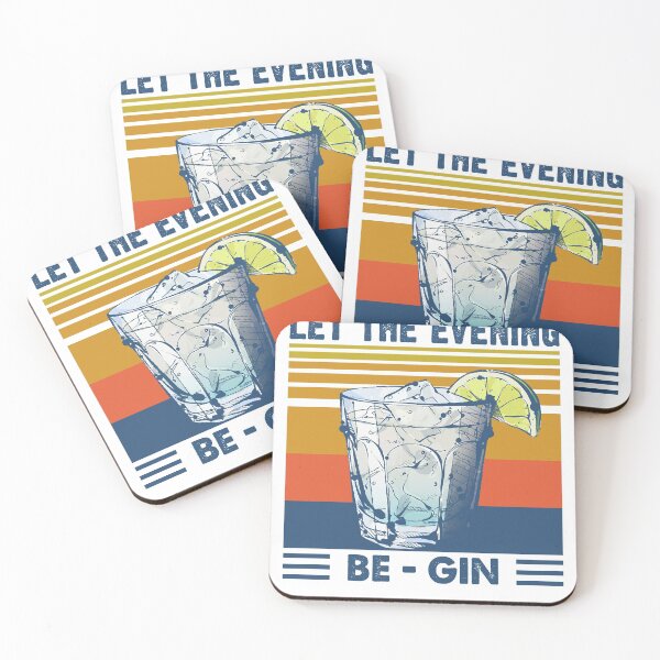Item preview, Let the evening Be Gin Martini Cocktail designed and sold by MonaMortiz.