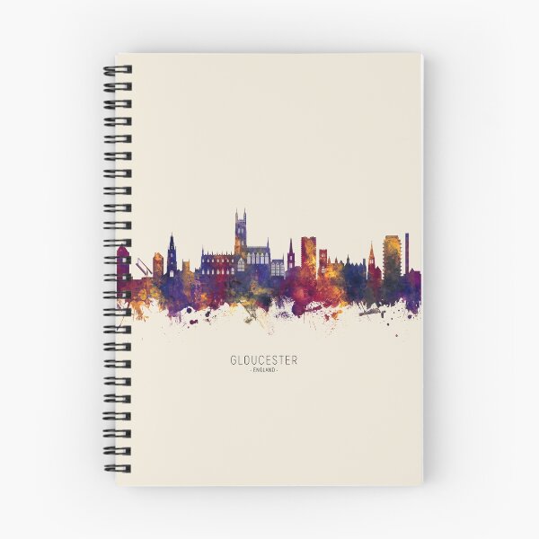 Artikelvorschau, Gloucester England Skyline entworfen und verkauft von ArtPrints.