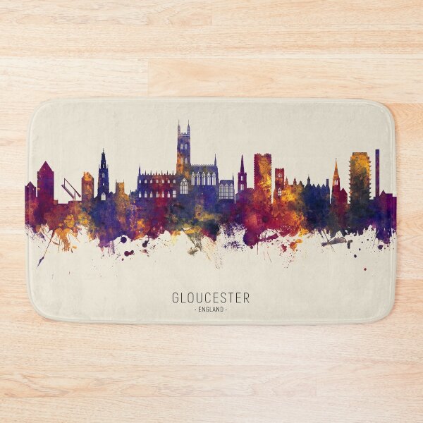 Item preview, Gloucester England Skyline designed and sold by ArtPrints.