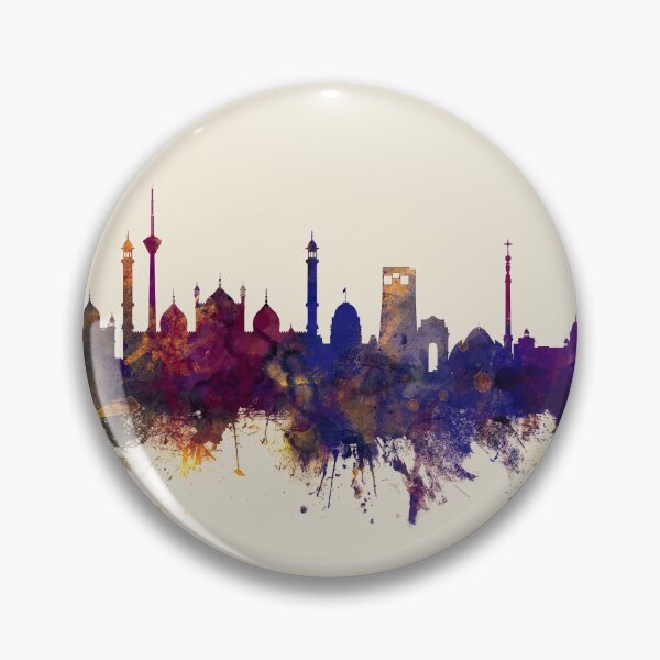 Item preview, New Delhi India Skyline designed and sold by ArtPrints.