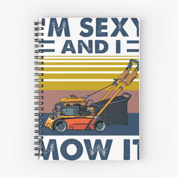 Item preview, I’m sexy and I mow it vintage  Funny Lawn Care Gift For Dads designed and sold by MonaMortiz.
