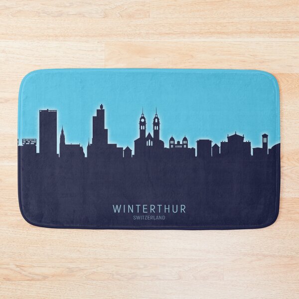 Item preview, Winterthur Switzerland Skyline designed and sold by ArtPrints.