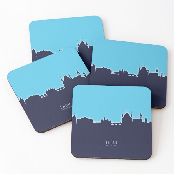 Item preview, Thun Switzerland Skyline designed and sold by ArtPrints.