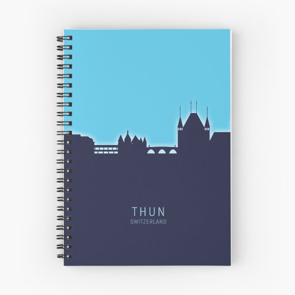 Item preview, Thun Switzerland Skyline designed and sold by ArtPrints.