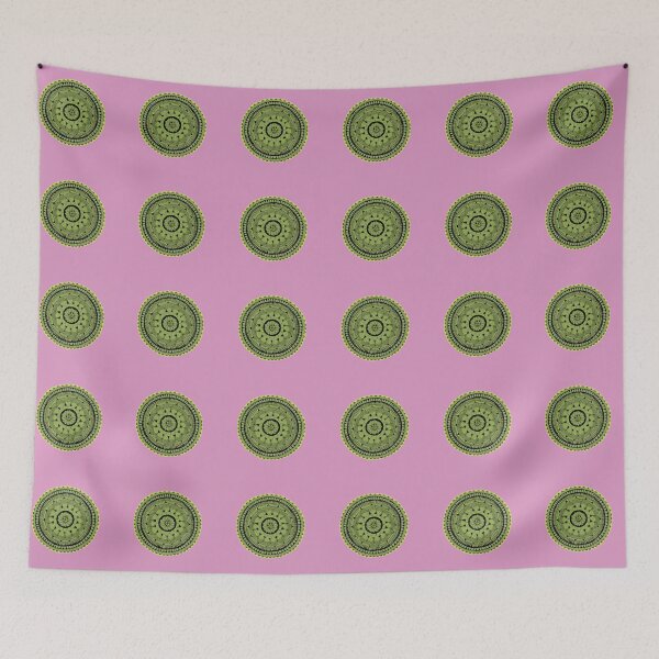 Item preview, Mandala with a hint of neon designed and sold by NikhitaArorah.