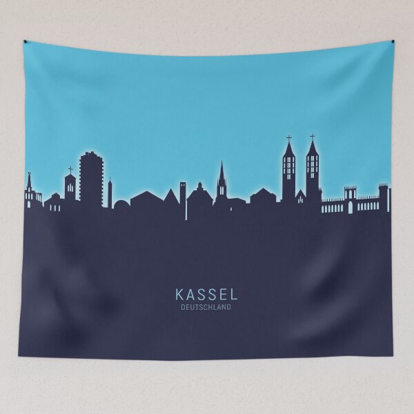 Item preview, Kassel Germany Skyline designed and sold by ArtPrints.