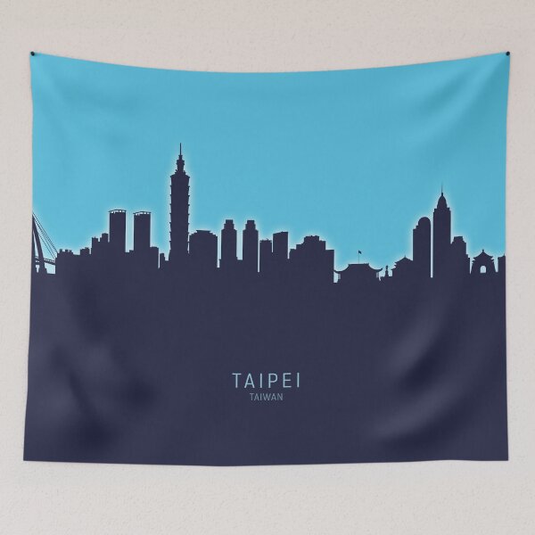 Item preview, Taipei Taiwan Skyline designed and sold by ArtPrints.