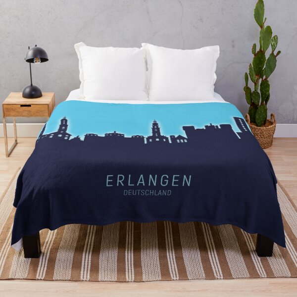 Item preview, Erlangen Germany Skyline designed and sold by ArtPrints.