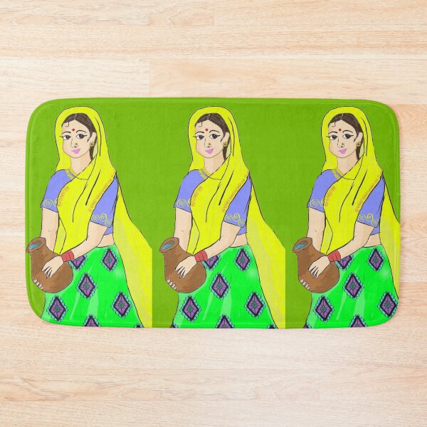 Item preview, Beautiful painting of aa gorgeous Indian woman designed and sold by Sujitmone.