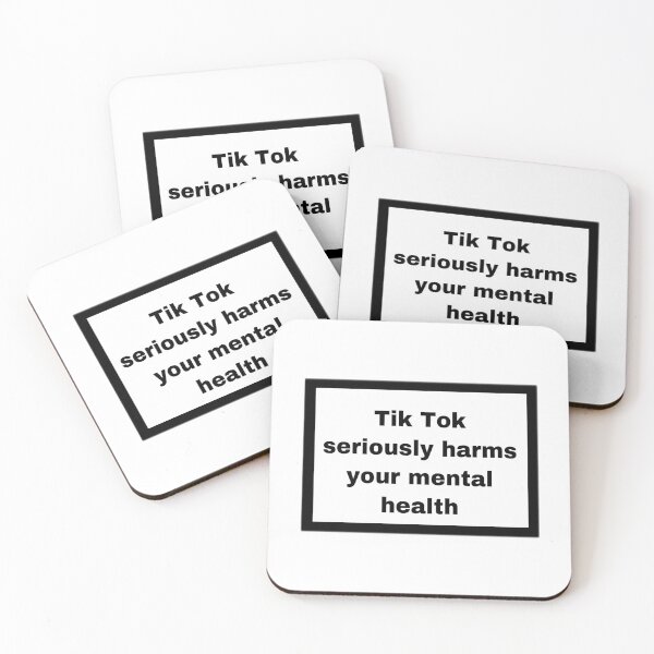 Item preview, Tik Tok Seriously harms your mental health designed and sold by menaaa.