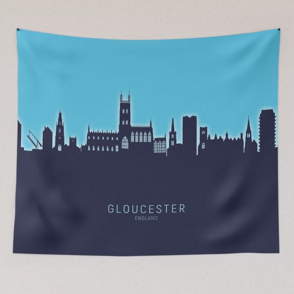 Item preview, Gloucester England Skyline designed and sold by ArtPrints.