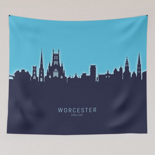 Item preview, Worcester England Skyline designed and sold by ArtPrints.
