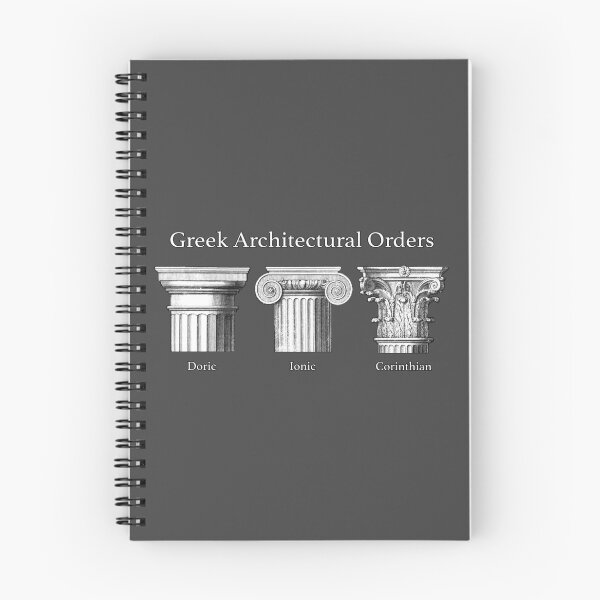 Item preview, Greek Architectural Orders: Column Capitals designed and sold by Happy Puppy Print On Demand.