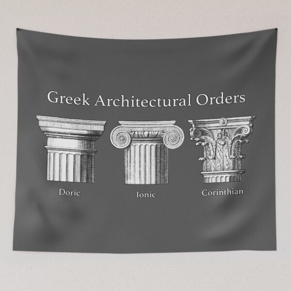 Item preview, Greek Architectural Orders: Column Capitals designed and sold by Happy Puppy Print On Demand.
