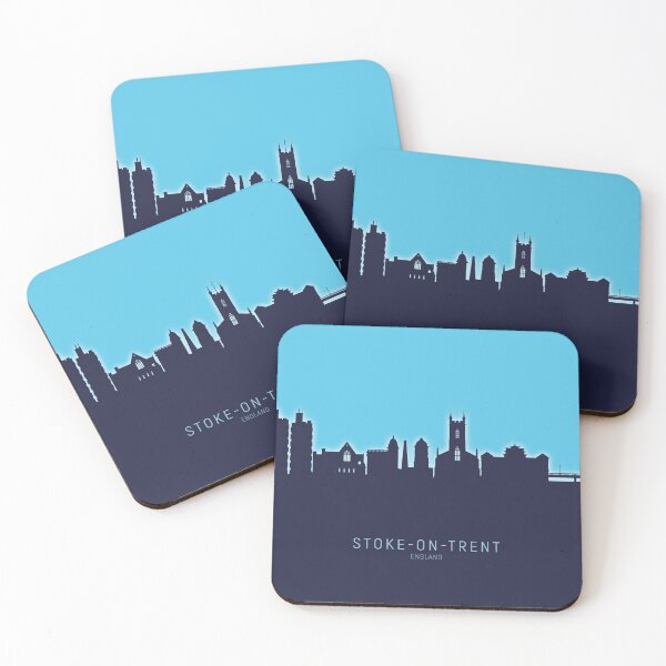 Item preview, Stoke-on-Trent England Skyline designed and sold by ArtPrints.