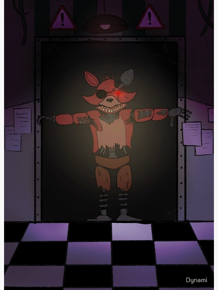 Withered foxy five nights at freddys 2 Art Board Print for Sale by  teraMerchShop