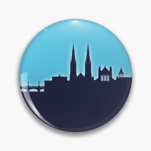 Artikelvorschau, Belfast Northern Ireland Skyline entworfen und verkauft von ArtPrints.