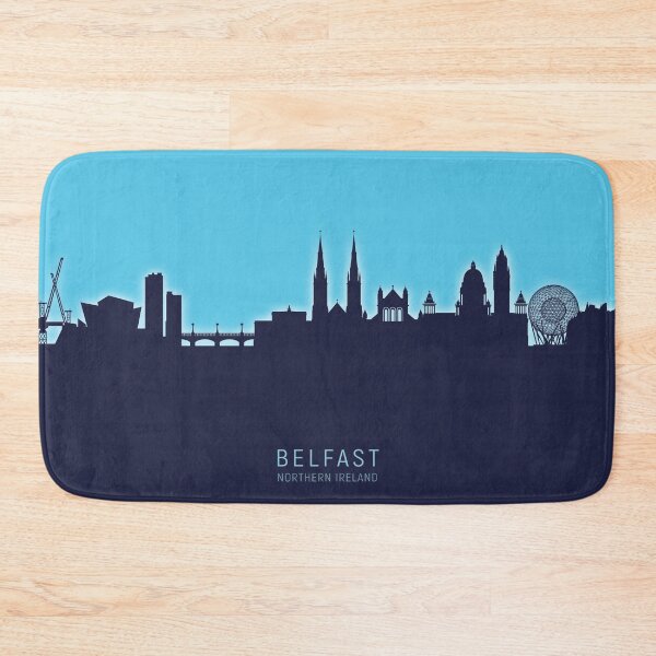 Item preview, Belfast Northern Ireland Skyline designed and sold by ArtPrints.