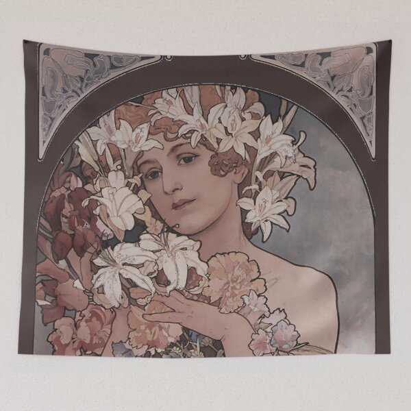 Item preview, Flowers by A. Mucha designed and sold by artimaeus.