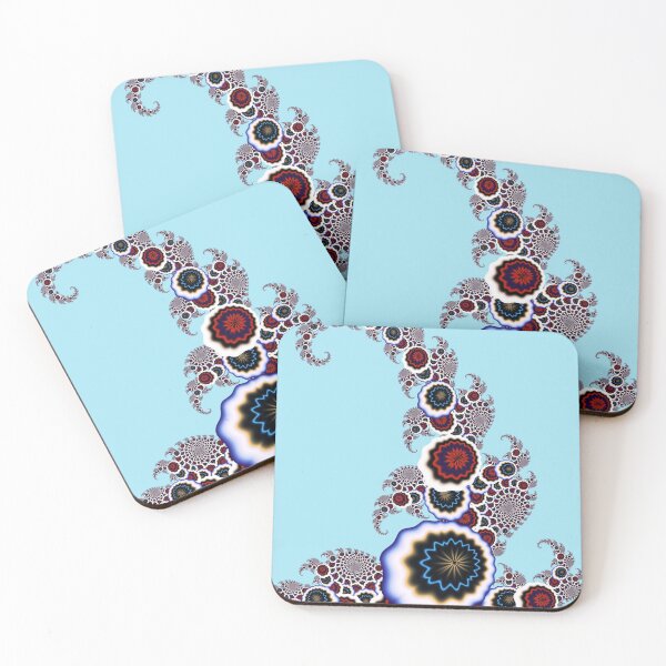 Item preview, Spiralling flowers pattern designed and sold by pinkal.