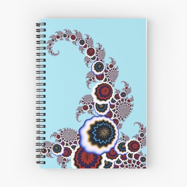 Item preview, Spiralling flowers pattern designed and sold by pinkal.