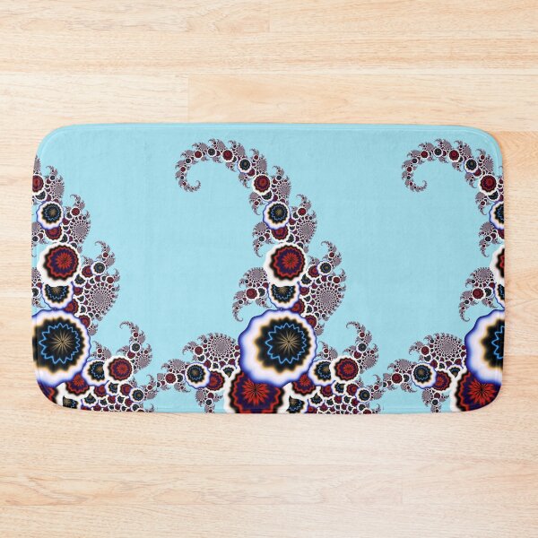 Item preview, Spiralling flowers pattern designed and sold by pinkal.