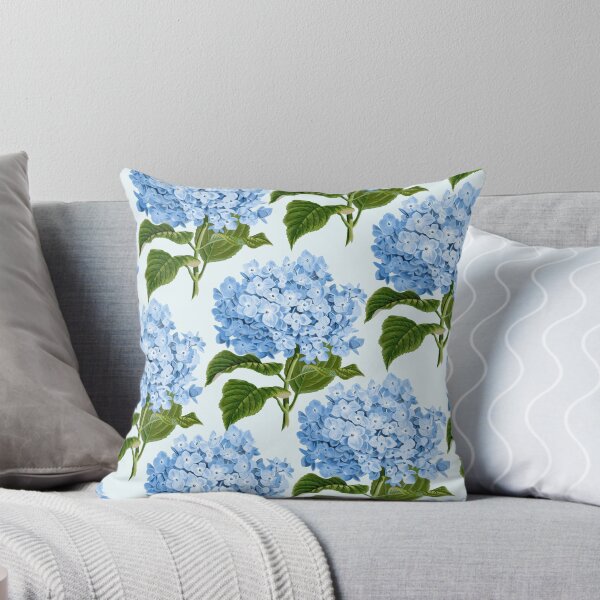 Item preview, Blue hydrangea print - floral print designed and sold by kapotka.