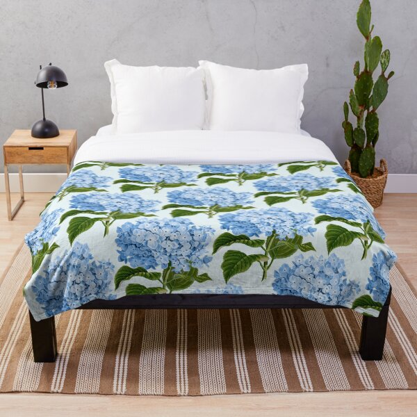 Item preview, Blue hydrangea print - floral print designed and sold by kapotka.