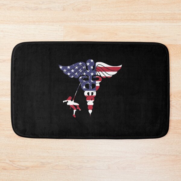 Item preview, Cute Nurse Life Nursing Clinical Patriotic American USA Flag Correctional & RN Nurse Who loves Rock or Ice Climbing 4 th of July designed and sold by Akmloza.