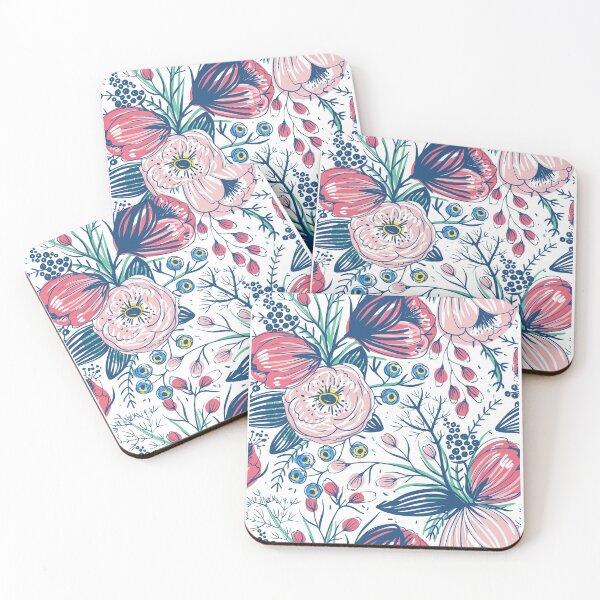 Item preview, COLORFUL FLORAL SPRING FLOWERS DESIGN PATTERN designed and sold by corner-shop.