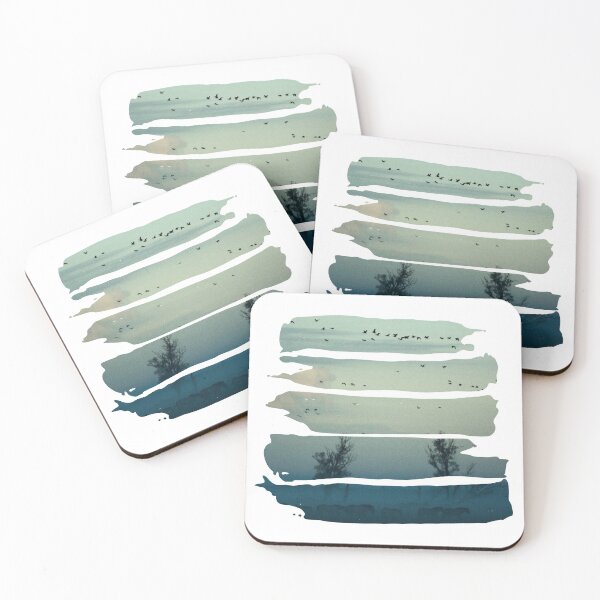 Item preview, Excerpts from foggy landscape with birds designed and sold by ClumsyCat.