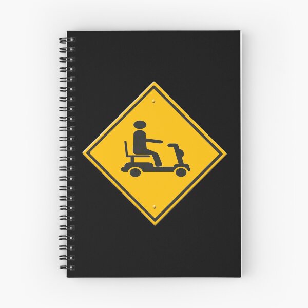 Item preview, Warning sign mobility scooter designed and sold by funkyworm.
