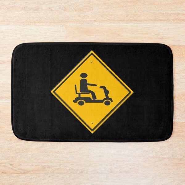 Item preview, Warning sign mobility scooter designed and sold by funkyworm.