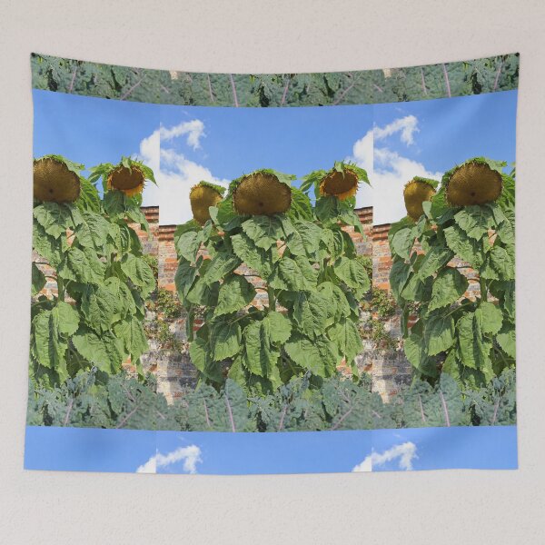 Item preview, Tall sunflowers growing designed and sold by pinkal.