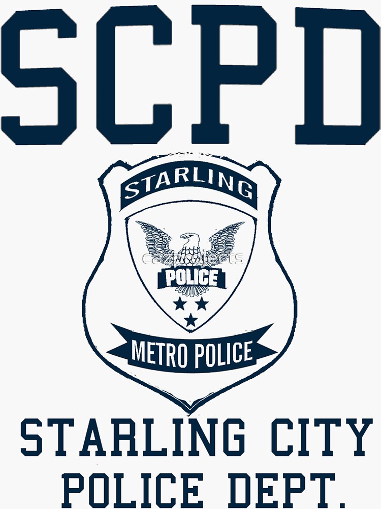 Scpd Sticker For Sale By Cazprojects Redbubble