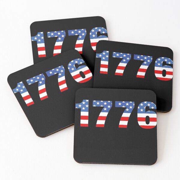 Item preview, 1776 American Flag red white blue stars and stripes Memorial Day, 4th of July Patriotic Shirt designed and sold by Happiness Shop.