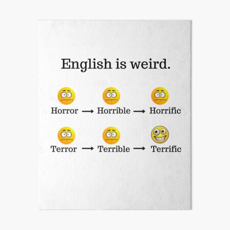 Artikel-Vorschau von Englisch ist komisch, designt und verkauft von Meaningfully.