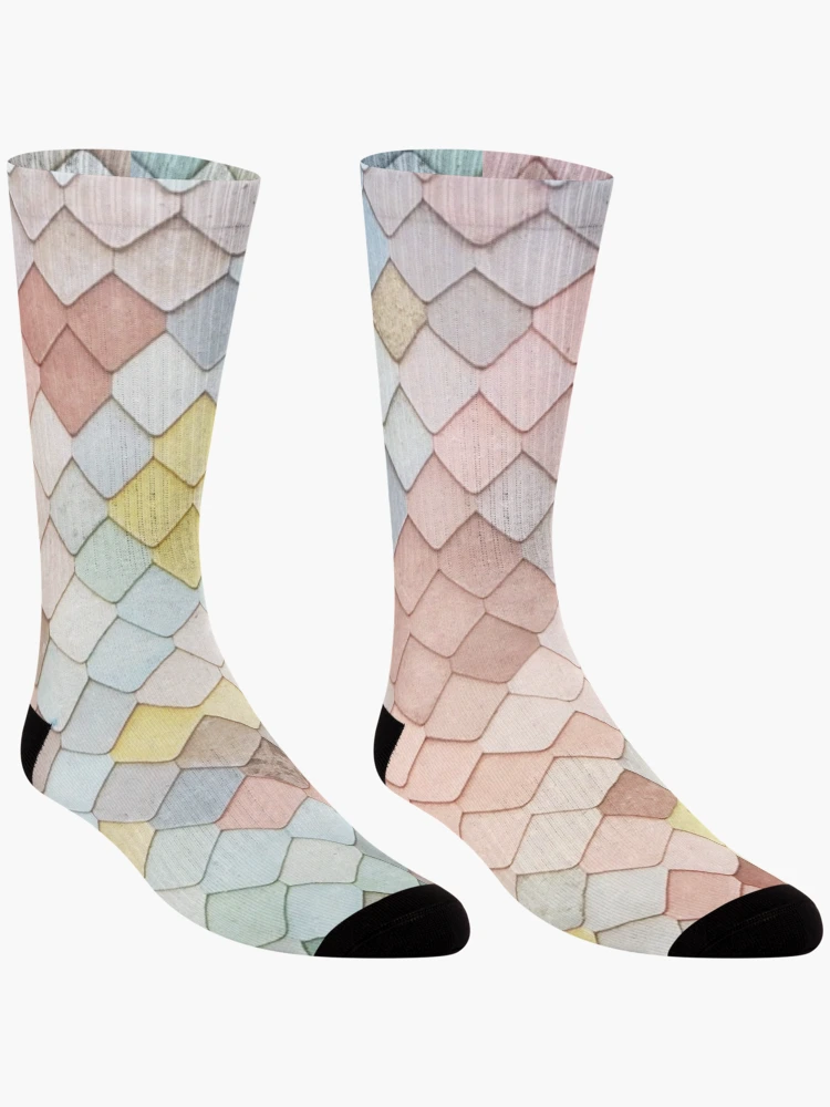 Thumbnail 3 of 5, Socks, Square Pattern MultiColor designed and sold by Rohit Gujarati.