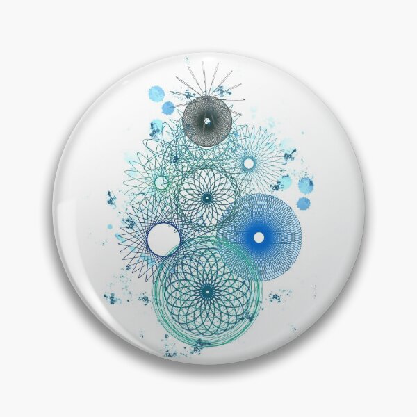 Item preview, Painted Blue Spirals designed and sold by RachelEDesigns.