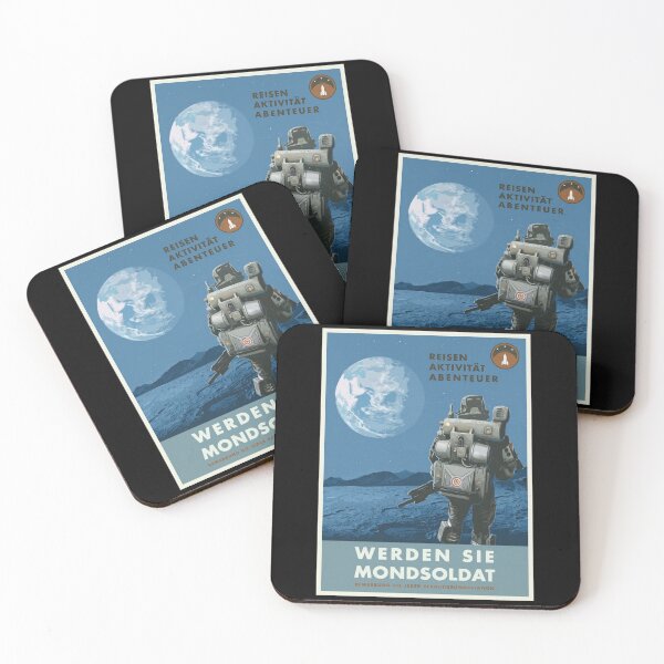 Item preview, Werden Sie Mondsoldat Art World War Action Game designed and sold by WilliamMarcia09.
