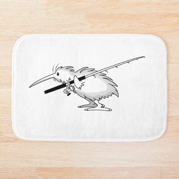 Item preview, Kiwi que se fue de pesca designed and sold by Pebblestone.