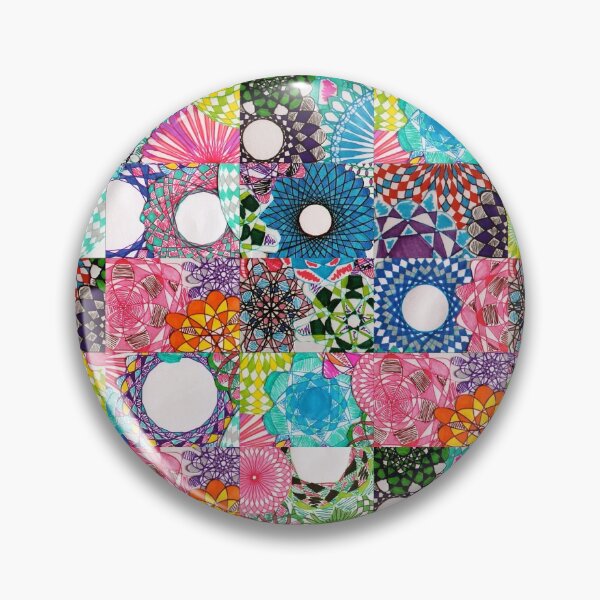 Item preview, Tiled Randomized Jigsaw Spirograph Design designed and sold by RachelEDesigns.