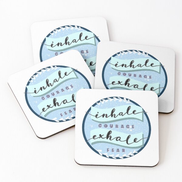Item preview, Inhale Courage, Exhale Fear designed and sold by australianallie.