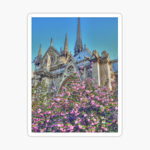 Charming Notre Dame Sticker